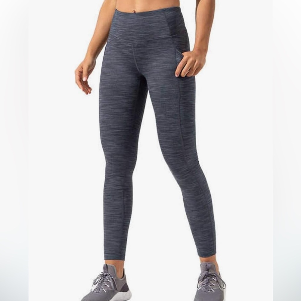 Mondetta Ladies' Brushed Jacquard Legging (Blue Cove) Size M